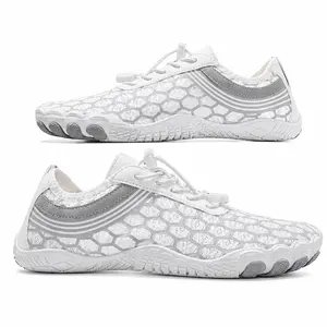 Breathable Mesh Walking Shoes for Seniors, Lightweight Cushioned Sneakers with Wide Toe Box, Non-Slip Footwear for Elderly Men & Women, Foot Pressure & Plantar Fasciitis Relief
