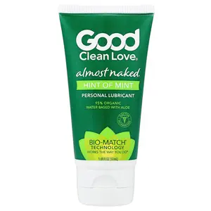 Good Clean Love Almost Naked®, Personal Lubricant, Hint of Mint, 1.69 fl oz (50 ml)