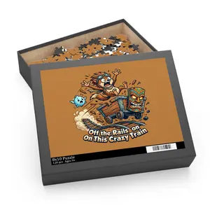 Off the Rails Crazy Train puzzle | 500/252/120-piece jigsaw--=%2=- game=%2=----=%2=- gift=%2=-- game gift