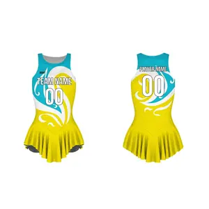 Custom Figure Skating Sleeveless Uniform Charming Twilight dult Youth Pleated Skirt