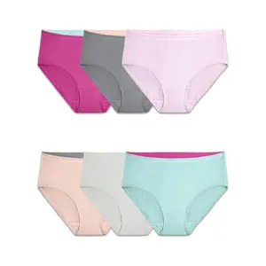 Fruit Of The Loom Womens Breathable Micro Mesh Low Rise Brief Panty 6 Pack