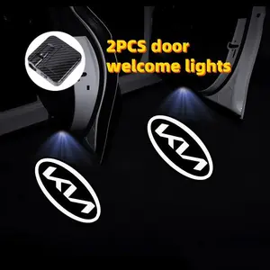 For KIA K2 K3 K4 K5 KX5 LED Car Door Led Welcome Laser Projector Logo Ghost Shadow Wireless Lights Courtesy Car Good Accessories