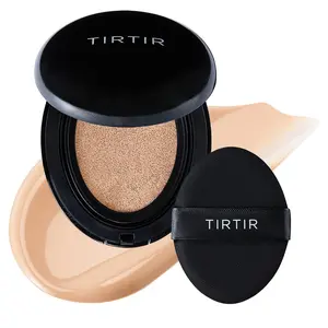 [Official TIRTIR Partner] Mask Fit Cushion, Long lasting Coverage, High Coverage Semi Matt Light Finish, All Skin Type, Korean Style Cushion Makeup, K beauty, Viral Mask Fit Cushion Concealer Foundation