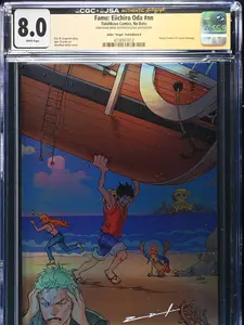 Fame: Eiichiro Oda CGC 8.0 Signed by Uribe