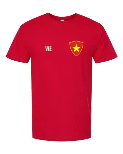 Vietnam Soccer Tee — Retro National Crest | NYC Factory