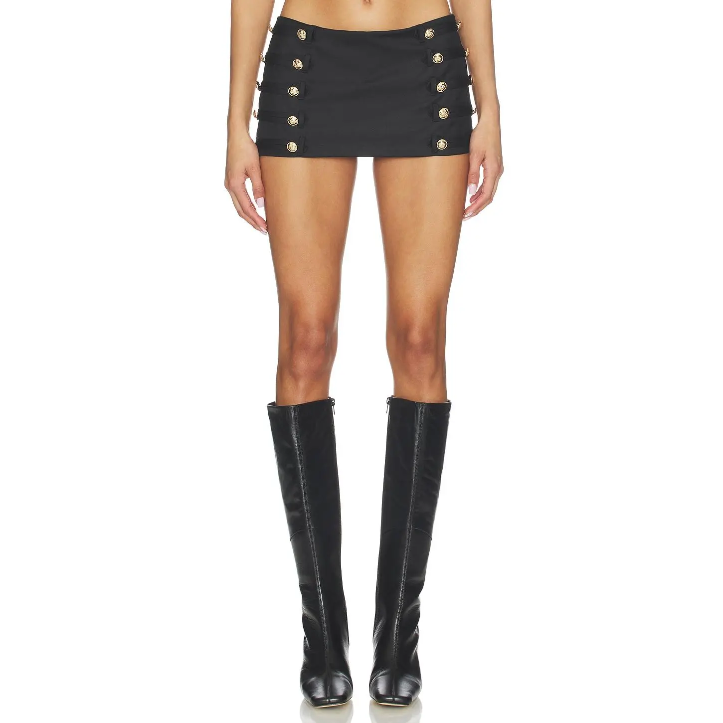 LIONESS Rush Hour Skort in Onyx