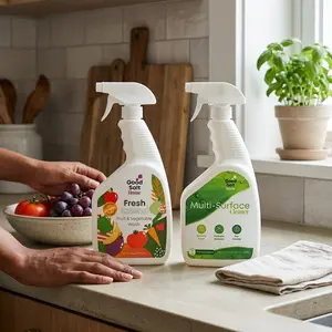 Fresh Home Formula Bundle | Multi-Surface Cleaner + Fruit & Veggie Wash | Non-Toxic Everyday Cleaning System + Free Gift