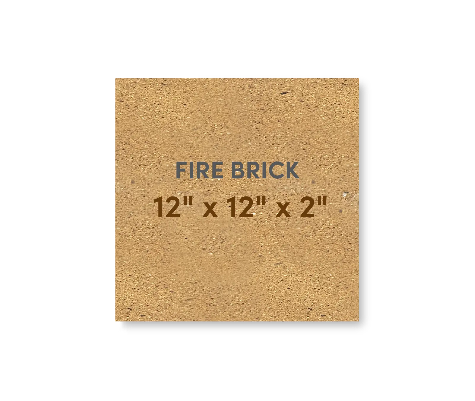Super Duty Hard Fire Brick 12" x 12" x 2"