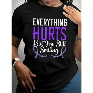 Women Casual Short Sleeve Tee 1 Pcs 100% Heavy Cotton - Comfortable Crew Neck, Soft Adorable Tees Tops