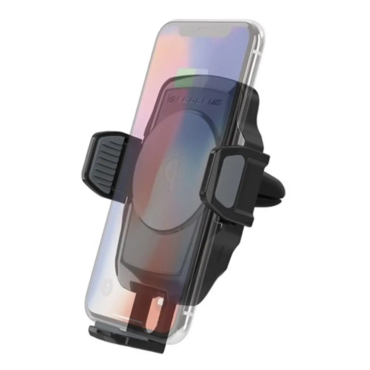 212 MAIN Universal Magnetic Car Vent Phone Mount - Qi Wireless Charging Electronic Smartphone Charger, Rechargeable Phone Holder