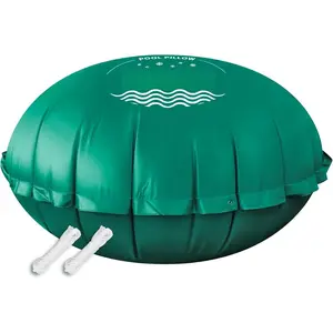 6 FT Round Pool Pillows for Above Ground Pools, Large Pool Air Pillow for Winterizing Pool Cover, 0.4mm Ultra Thick&Super Sturdy, Rope Included (2 * 40ft)