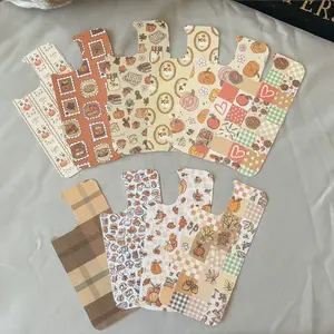 Cozy Fall Clear Phone Case Insert - Custom Cardstock Skin for iPhone with Colorful Patterns and Versatile Design Personalized Cellphone No Warranty
