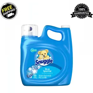 Snuggle Liquid Fabric Softener, Blue Sparkle, 145 oz, 181 Loads