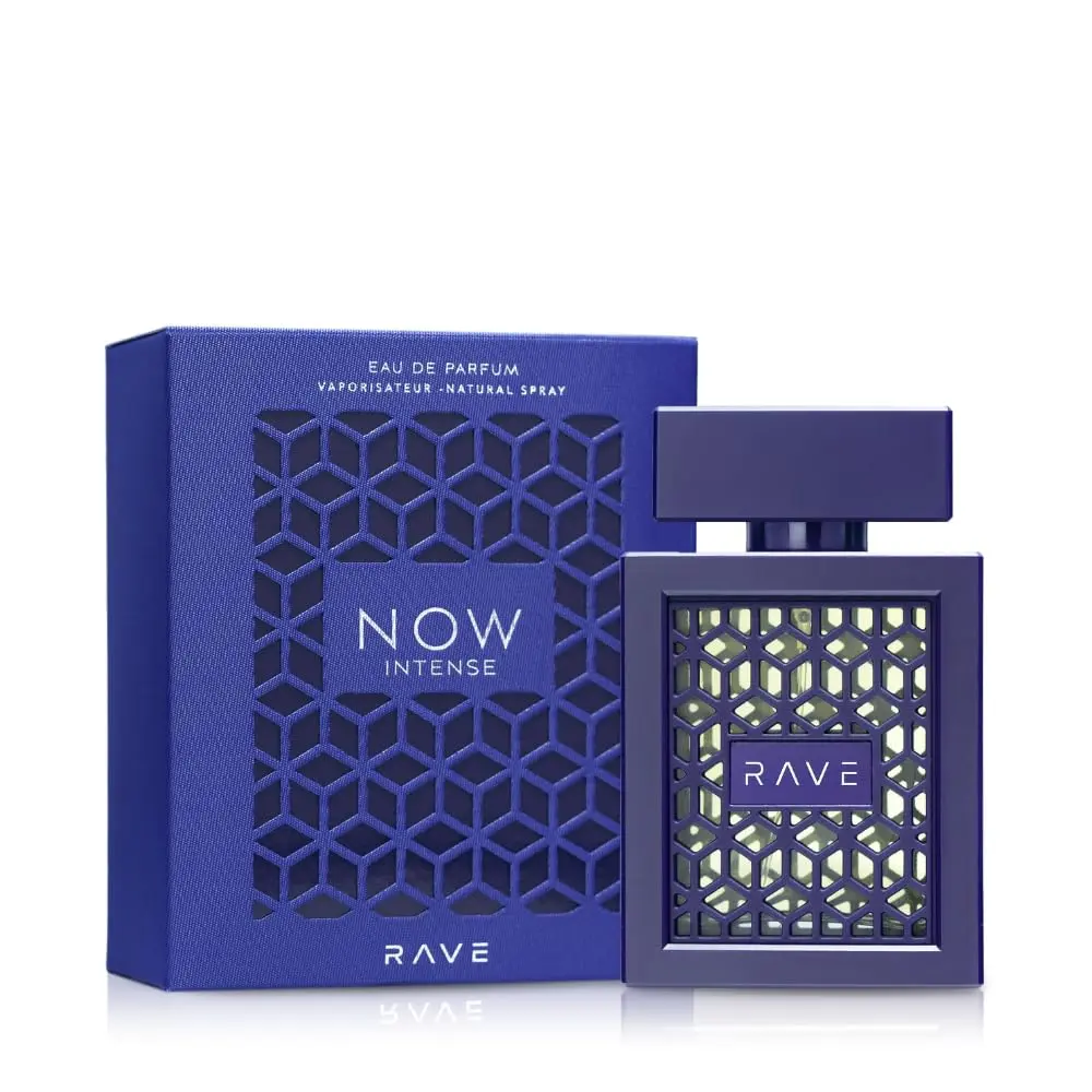 Lattafa Rave Now Intense Eau de Parfum Spray for Men, 3.4 Ounce