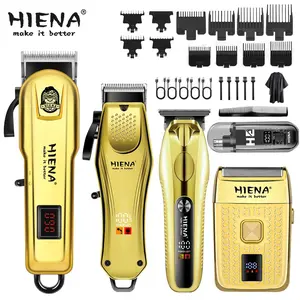 Professional Men's Hair Trimmer, Cordless Clipper, USB Fade Clipper, Multifunctional Clippers, Beard Clipper, Electric Shaver, Wireless Grooming Set, Nose Hair Remover, 12 Guide Combs, USB Rechargeable Home Use
