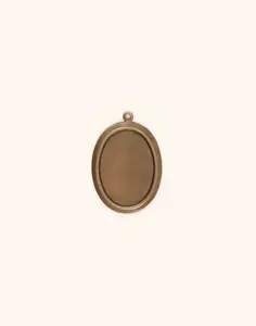 Oval Bezel, 30x24mm, (1pc)