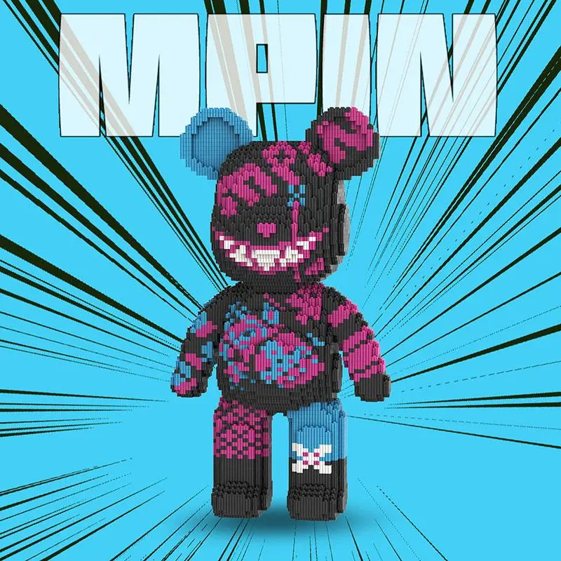 Bear Building Block,MPIN building block, Bear Toys,Birthday Gift,Festival gift,building sets,Educational Building Blocks,Trend Decoration,Cool,Brick,Family Bonding,BlackFriday,Christmas Creative Set #SummerVibes #SummerVibes summerwins