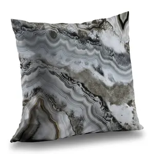 Begin Home Decor C1PT1414IK786N 14 x 14 in. Abstract Geode Throw Pillow - Abstract Minerals Home Decor