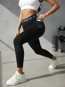 Women's High Waist Yoga Leggings, Shaping Compression Pants, Comfortable & Elastic Fitness Wear, Suitable for Women, Breathable Leggings