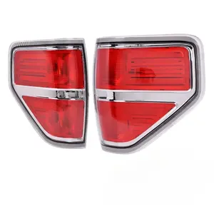 Rear Tail Lights for 09-14 Ford F150 F-150 Pickup Brake Lamps Left+Right
