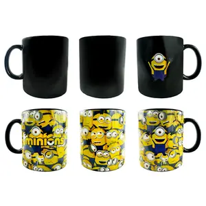 Minions Mug Heat Reactive Color Changing 15 oz Ceramic Coffee Cup