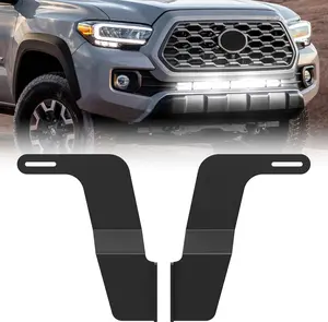 Nilight Front Lower Hidden Bumper Mounting Brackets for 32inch Single Double Row LED Light Bar Compatible with 2016-2023 Toyota Tacoma