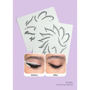 AOA Perfect Eyeliner + Eyeshadow Sticker Templates