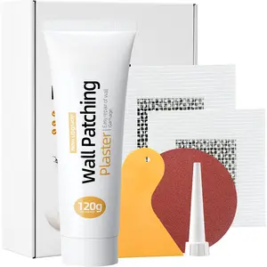 Drywall Patch Repair Kit with Scraper, 2" Wall Repair Patches Wall Spackle Repair Paste, Wall Mending Agent & Scraper - Quick Fix Solution for Home Wall, Plaster Dent &  Scratch Repair