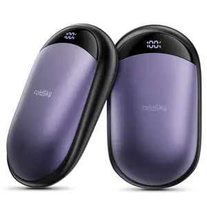 Rechargeable Magnetic Hand Warmers, Digital Display, Portable Pocket Warmer for Men Women Golf Outdoor Camping Hunting Hiking