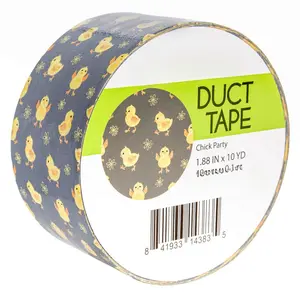Duct Tape Heavy Duty, 1.8 in x 10 Yards - Chick Party, Colorful Duct Tape with Printed Designs for Crafts, DIY, and Home Use