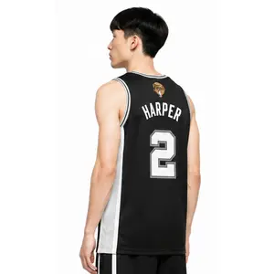 Harper #2 Antonio Spurs Style Mesh Jersey Tank Top, Vintage Basketball Streetwear Essential