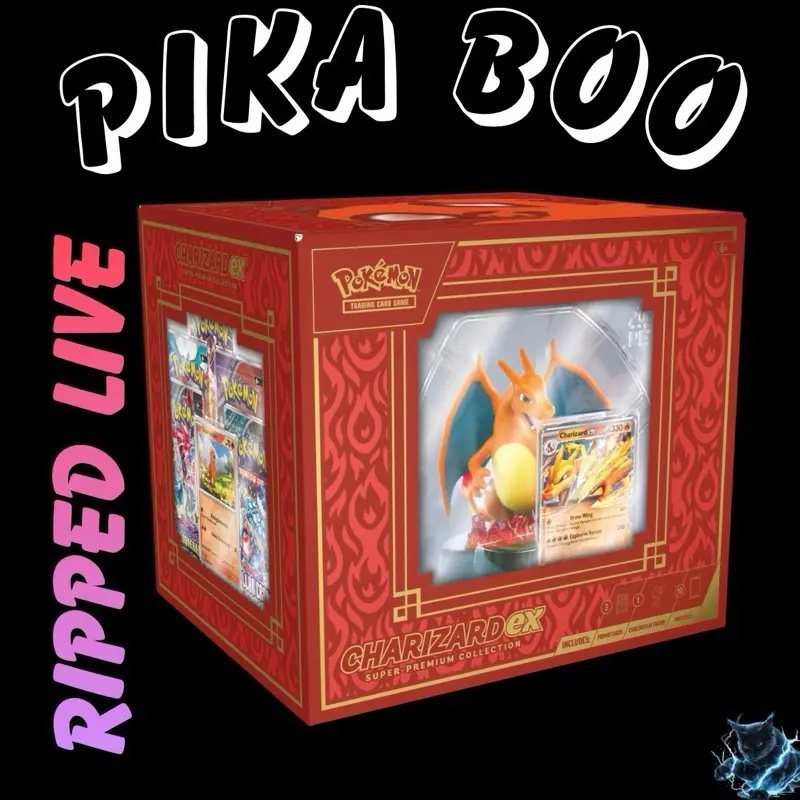 Charizard Ex Super Premium Collection - Ripped Live