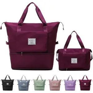 Large Capacity Travel Bag, Foldable Travel Bag, Expandable Travel Duffel Bag, Collapsible Waterproof Large Capacity Travel Handb