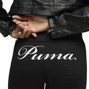 PUMA Womens T7 Street Glam Pants Casual - Black