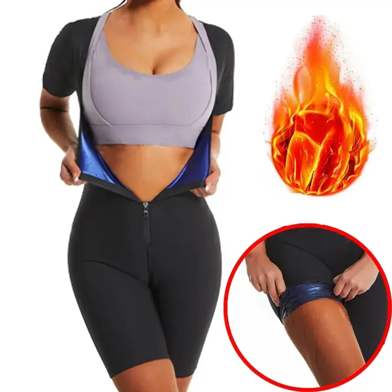New styleYBFDO High Compression Bodysuit Shapewear Fitness Girdles Sauna Sweat Suits Belly Slimming Sheath Weight Loss Body Shaper
