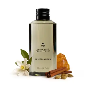 AromaPlan Hotel Scents Fragrance - Spiced Amber - Scented Aromatic Oil for Waterless Diffuser