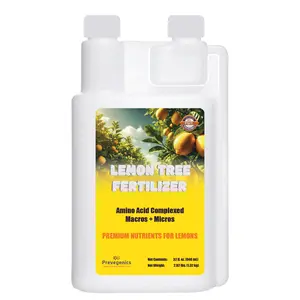 Lemon Tree Fertilizer | Easy to Use Liquid Fertilizer for Lemon Trees | Liquid Plant Food | Amino Acid Complexed Macronutrients & Micronutrients