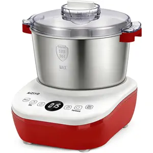 AIZIYO DoughChief 7Qt Electric Dough Mixer with Ferment Function, Dough Maker with 304 Stainless Steel Bowl, Microcomputer Control, Face-up Touch Panel, Easy To Clean for Bread & Pizza