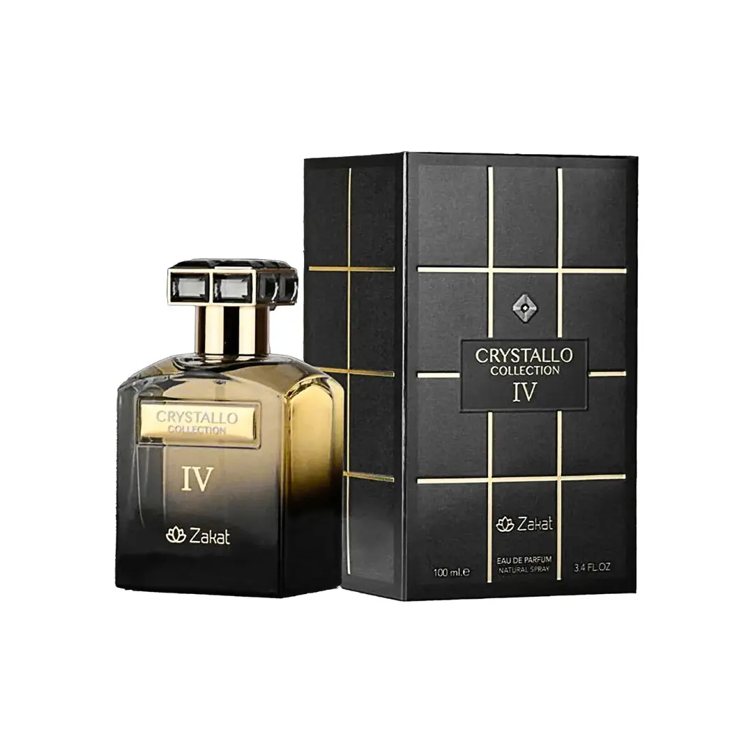 Zakat Parfums | Crystallo Collection IV | Eau de Parfum | Unisex Fragrance | 100 ML - 3.4 oz | Amber - Sweet & Vanilla Notes