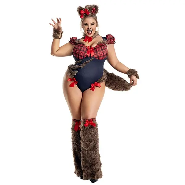 Plus Size Werebabe Costume for Women