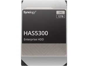 Synology HAS5300-12T Enterprise 12TB HDD SAS 12Gb/s 512e 7200 RPM 256MB Cache 3.5" Internal Hard Drive