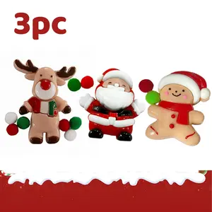 Christmas squeezeable toys, soft quick rebound , relieve stress.Christmas Snow Man Squishies - Rebound Stress Relief Toys.gifts for kids