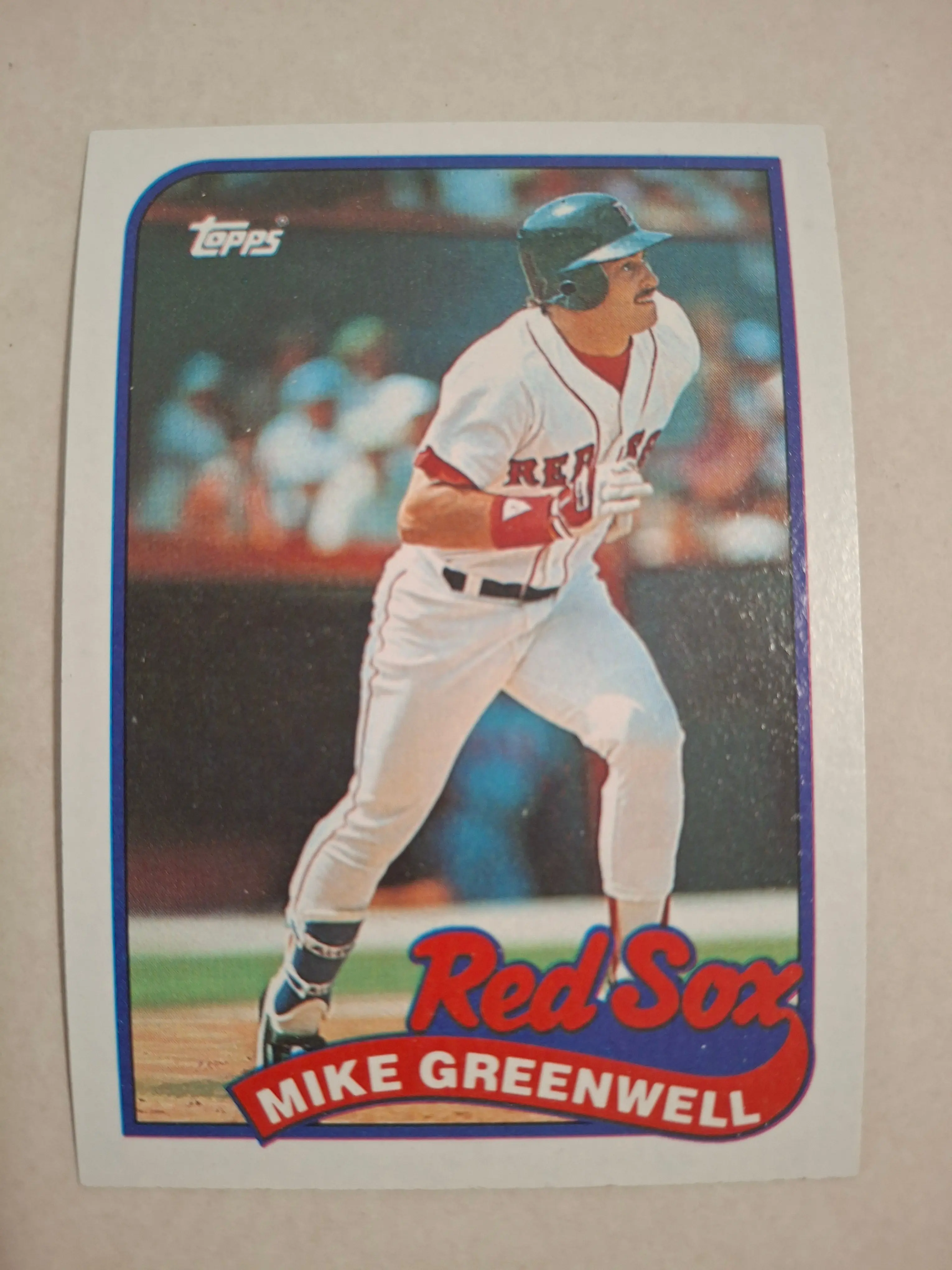 Mike Greenwell 1989 TOPPS Baseball Card