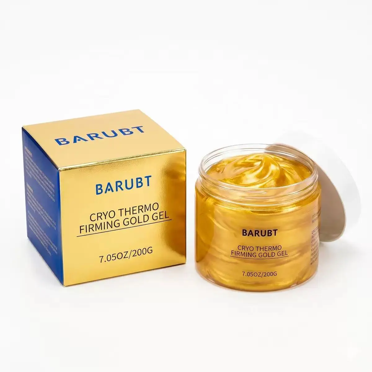 Rejuvenating Gold Body Cream | Dual-Sensation Hot & Cold Firming Gel for Arms, Thighs & Belly | Deep Hydration & Smoothing Skin Care | Gentle, Unisex Daily Moisturizer | 200g/7.05oz