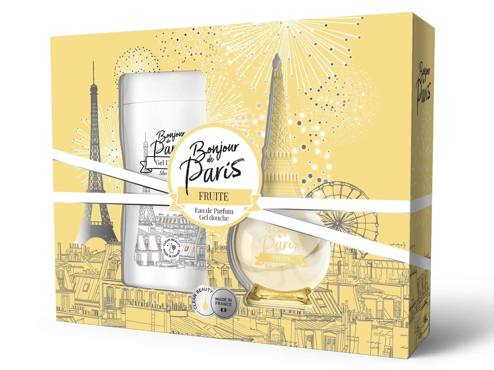 Bonjour de Paris Gift Set Edp 50ml Fruity + Shower Gel 250 ML