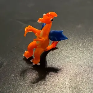 Glass Mini Figurine - Design - Detailed View of Product as Shown