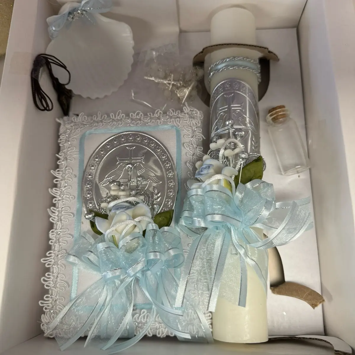 BAPTISM BOX SET,   Velas de Bautismo