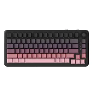 AJAZZ AK820MAX PLUS TTC golden red V4 switch wireless mechanical keyboard Bluetooth three-mode long battery life gaming office gaming 8000mah