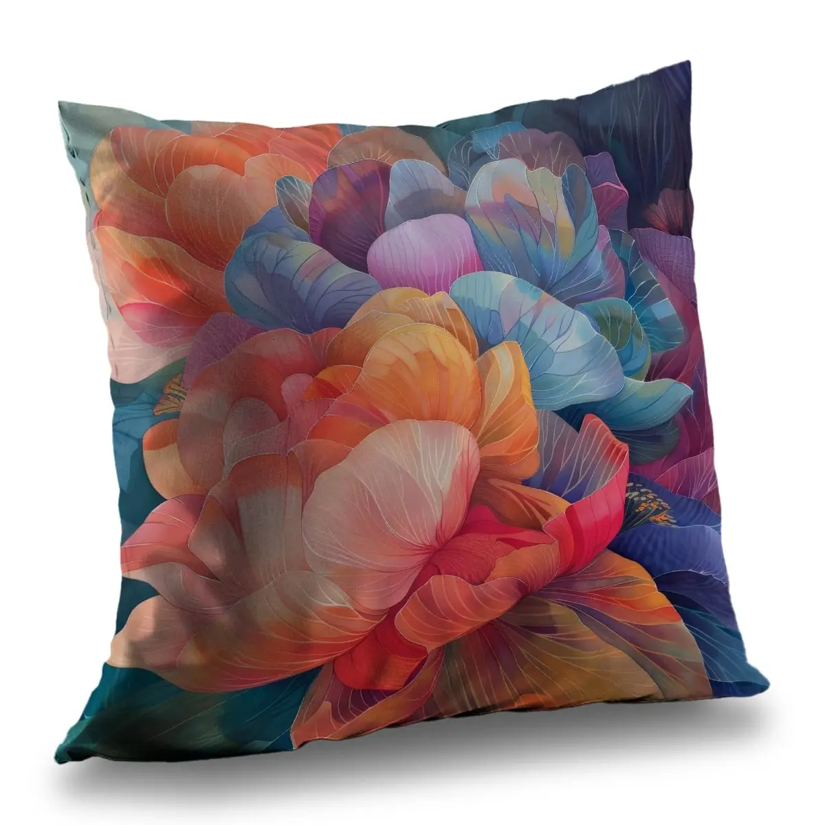 360 Stand Modern 16x16 in. Stylish Accent Pillow - Polyester Fill, UV-Protected Soft Textile Cushion with Opening Design for Home Decor Soft Furnishings, Decorative Cushion, Elegant Home Decor, Home Decor Aesthetics