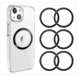 6 Pack Universal Metal Rings Compatible with Magsafe Sticker///Android All Cellphones,  Ring for Phone Cases &  Charge